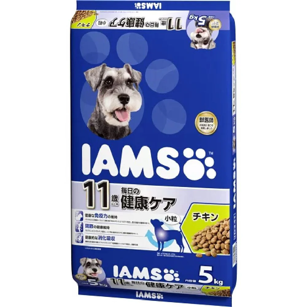 アイムス 11歳以上用 毎日の健康ケア チキン 小粒 5kg