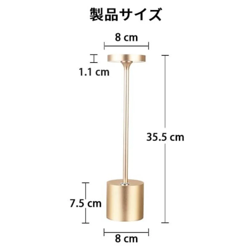 Light013BK LEDテーブルランプBK 【直送品】 返品・キャンセル・他商品と同時購入は不可 - Image 5