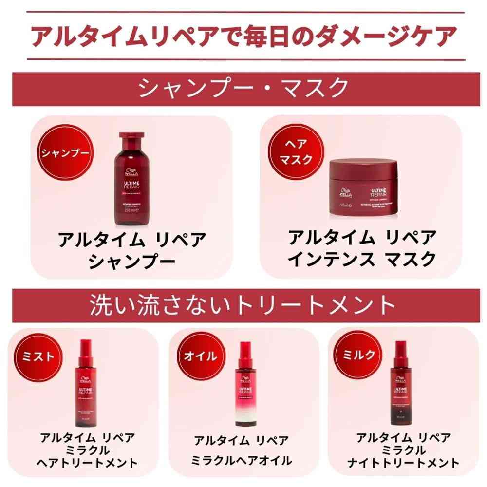 ウエラ アルタイム リペア シャンプー 250mL - Image 4
