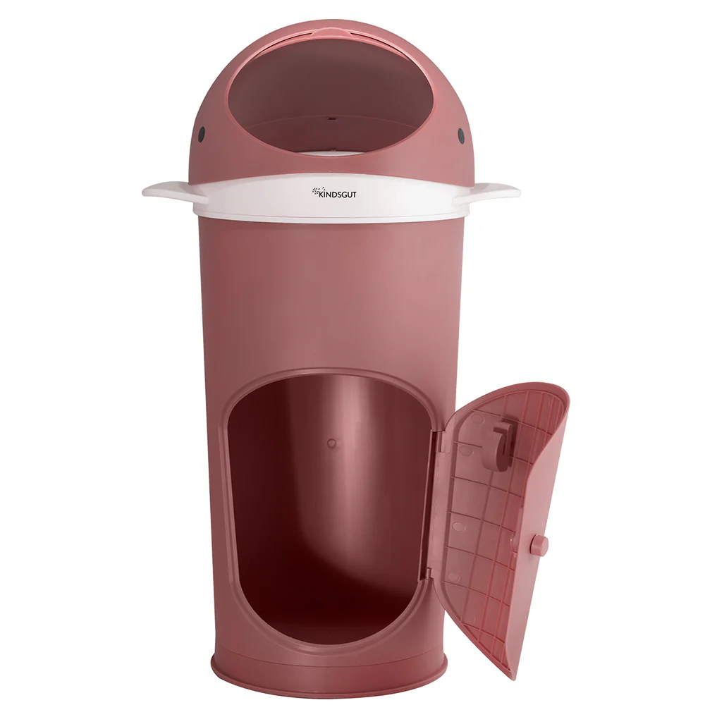 ［正規代理店］くじらのおむつポット ダスティピンク 【直送品】 返品・キャンセル・他商品と同時購入は不可 - Image 5