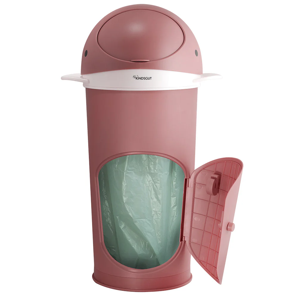 ［正規代理店］くじらのおむつポット ダスティピンク 【直送品】 返品・キャンセル・他商品と同時購入は不可 - Image 6