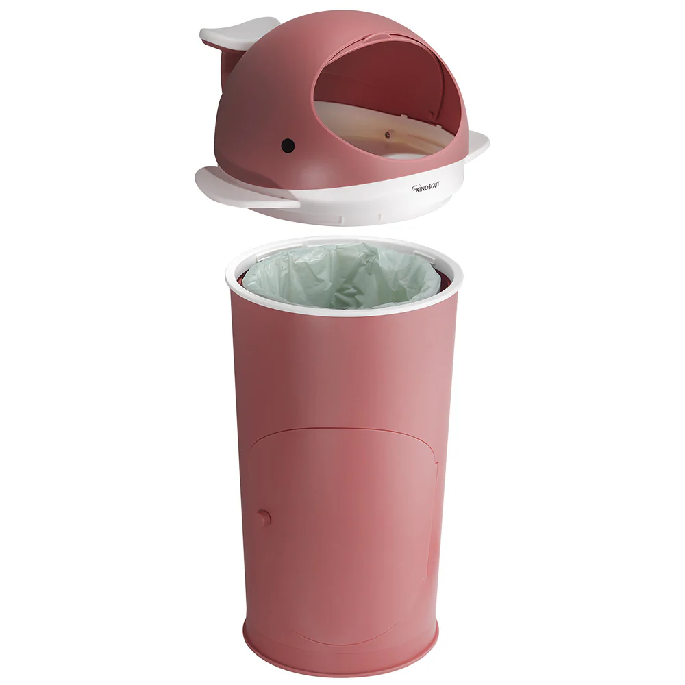 ［正規代理店］くじらのおむつポット ダスティピンク 【直送品】 返品・キャンセル・他商品と同時購入は不可 - Image 9