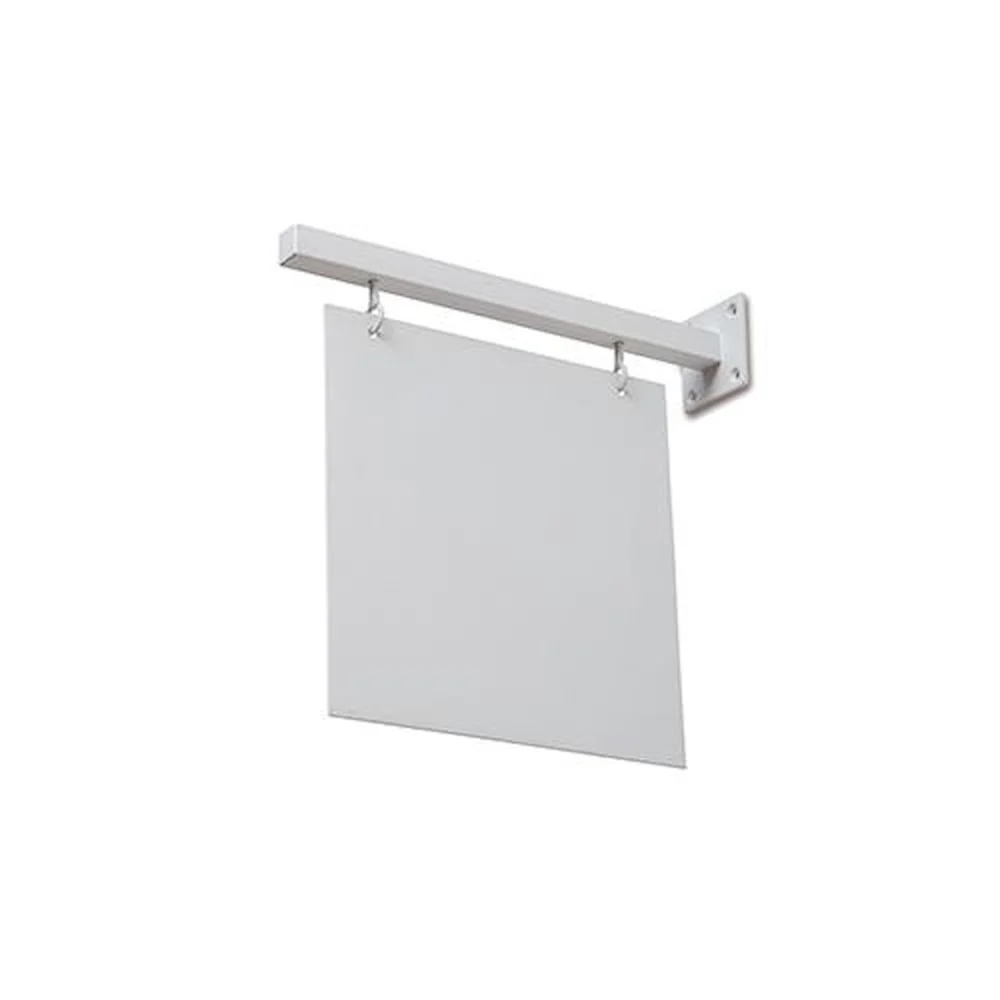 ブラケットサインボード ホワイト 64042 【直送品】 返品・キャンセル・他商品と同時購入は不可