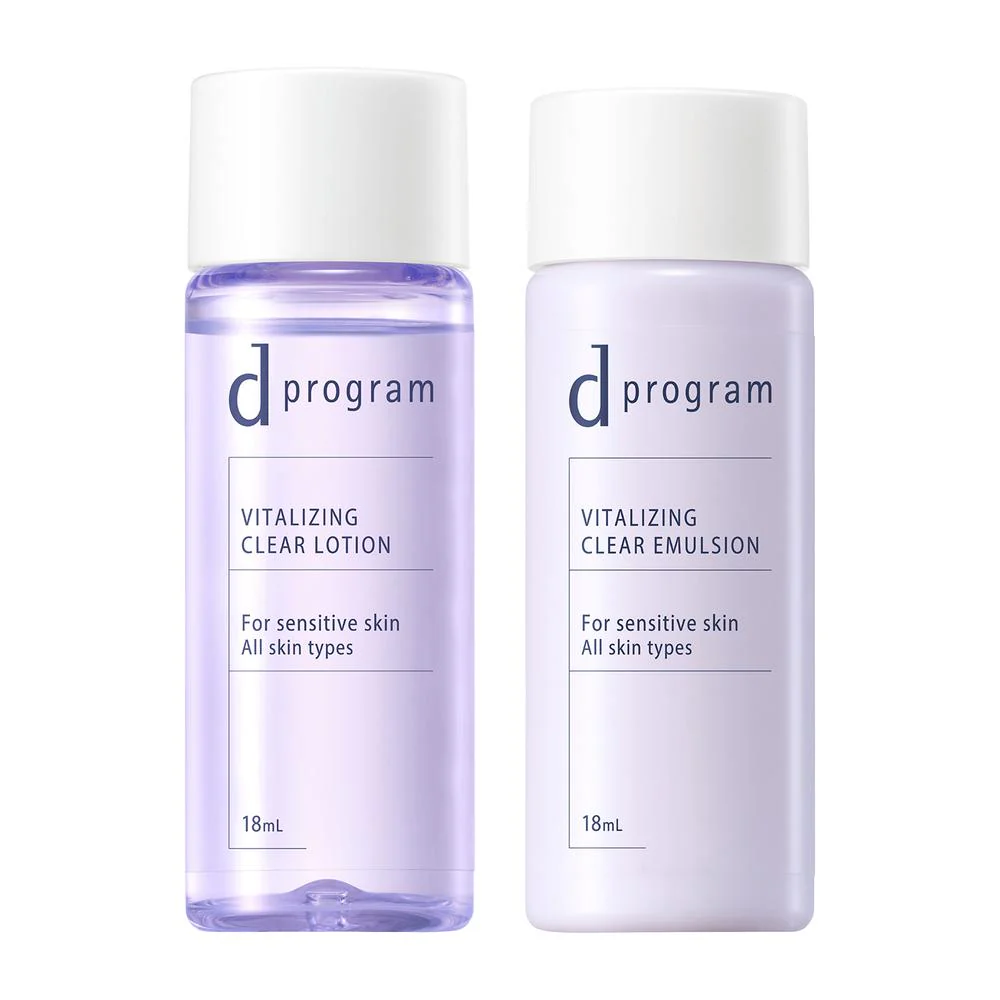資生堂 d プログラム バイタライジング&クリア セット EX 18ml+18ml - Image 2