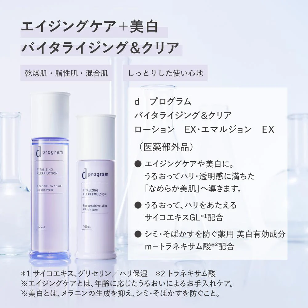 資生堂 d プログラム バイタライジング&クリア セット EX 18ml+18ml - Image 5