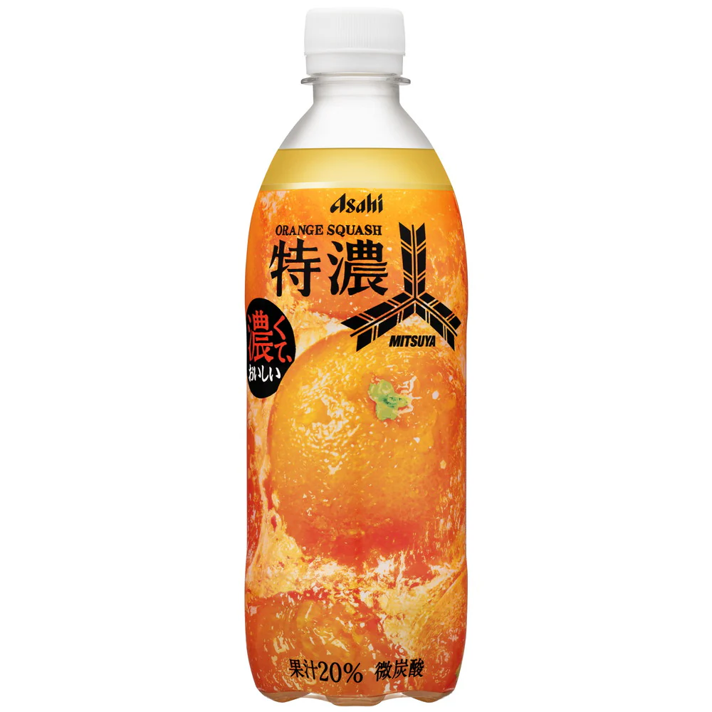 ◆アサヒ飲料 三ツ矢特濃オレンジスカッシュ 500mL - Image 2