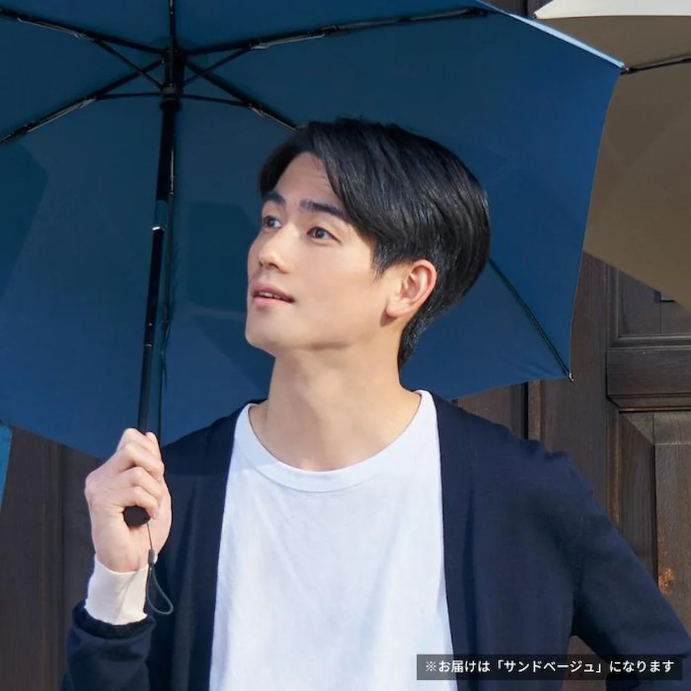 クイックシャット自動開閉 折りたたみ傘 55cm サンドベージュ 【直送品】 返品・キャンセル・他商品と同時購入は不可 - Image 5