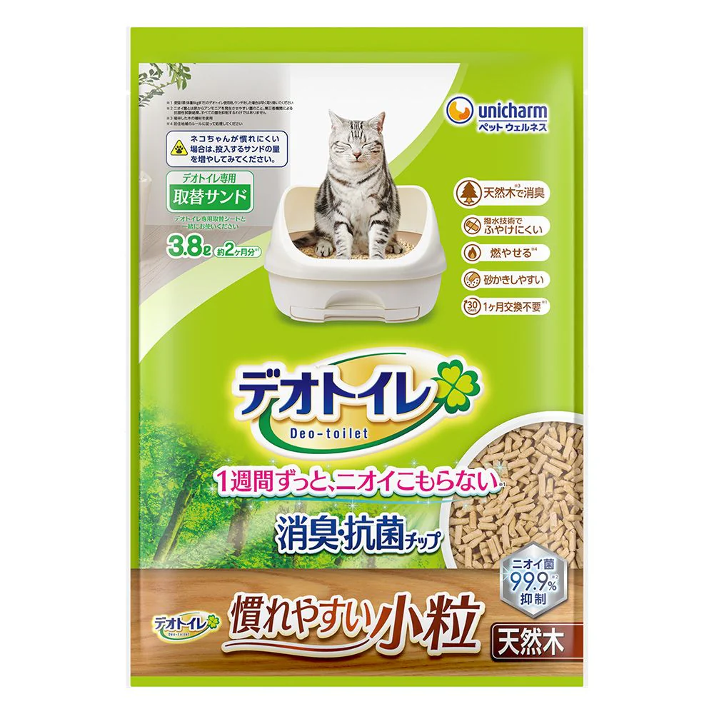 デオトイレ消臭慣れやすい小粒3.8L 3.8L