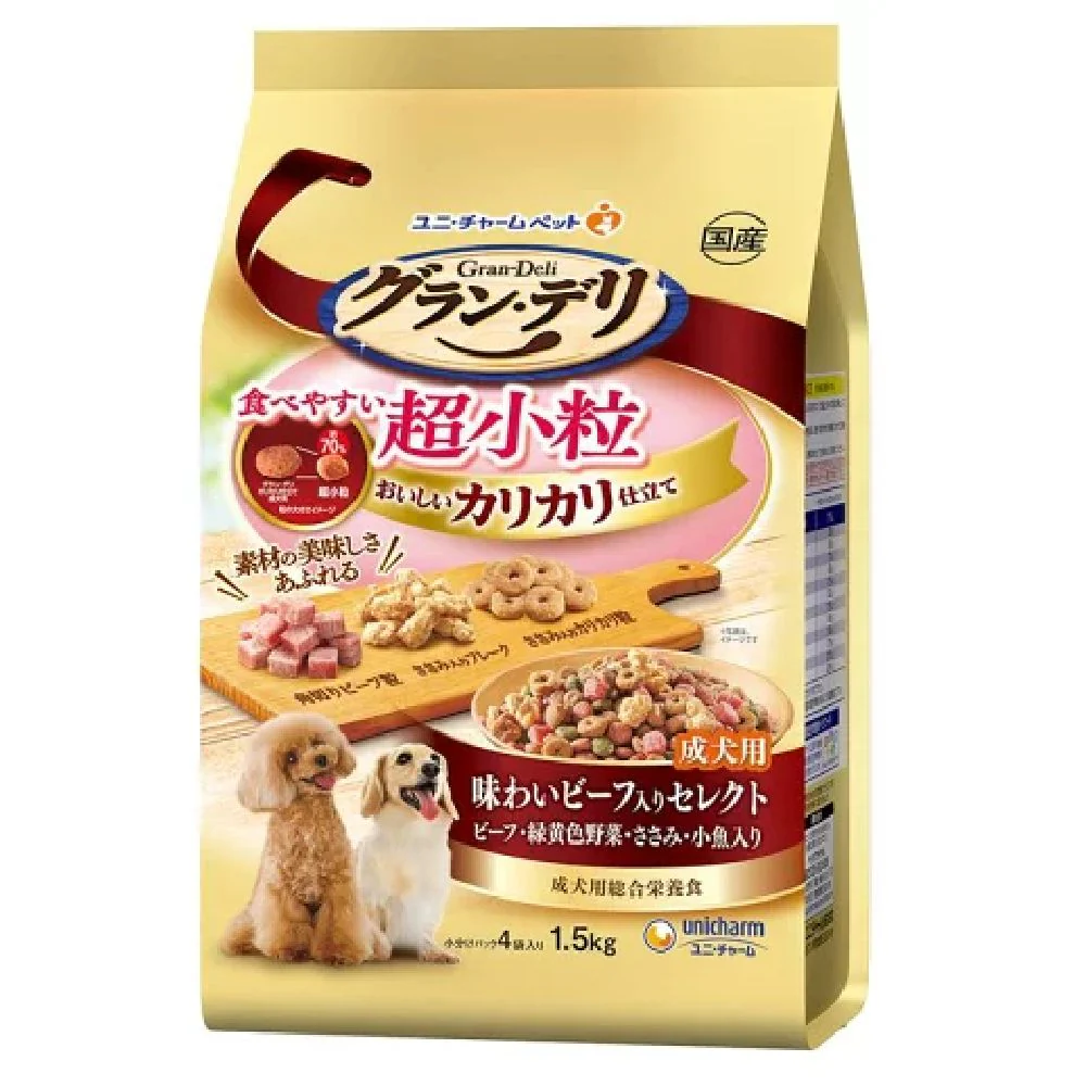 グラン・デリカリカリ仕立て成犬用食べやすい超小粒 1.5kg