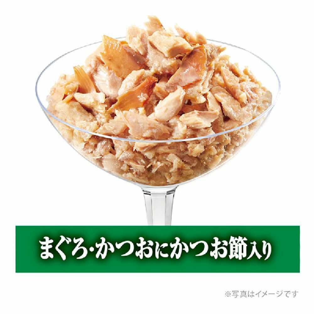 ユニ・チャーム 銀のスプーンパウチ まぐろ・かつおにかつお節入り 60g - Image 2