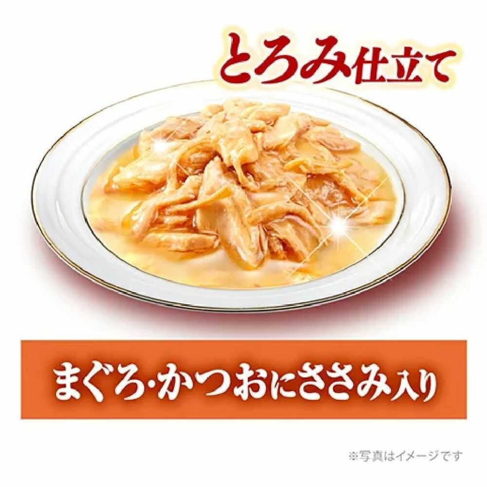 ユニチャーム 銀のスプーンパウチ とろみ仕立て まぐろ・かつおにささみ入り 60g - Image 2