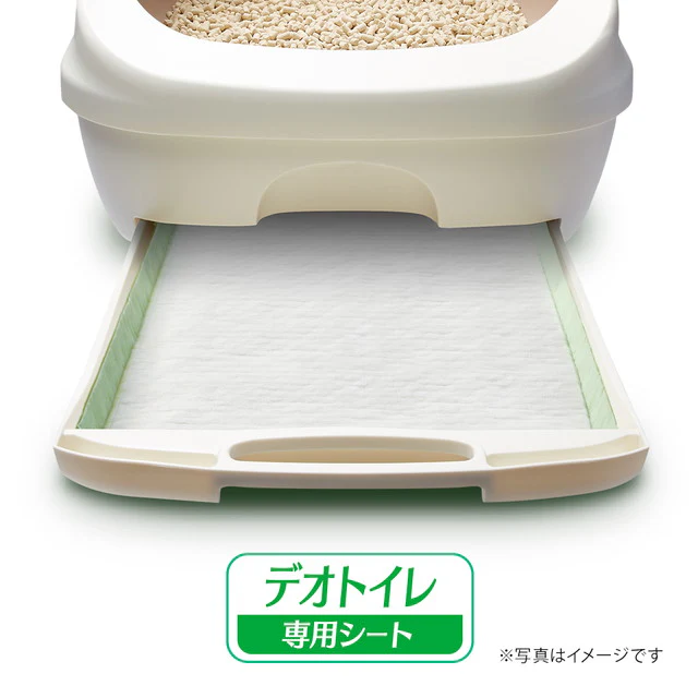 ユニ・チャーム 1週間消臭・抗菌デオトイレ複数ねこ用消臭・抗菌シート 8枚 - Image 3