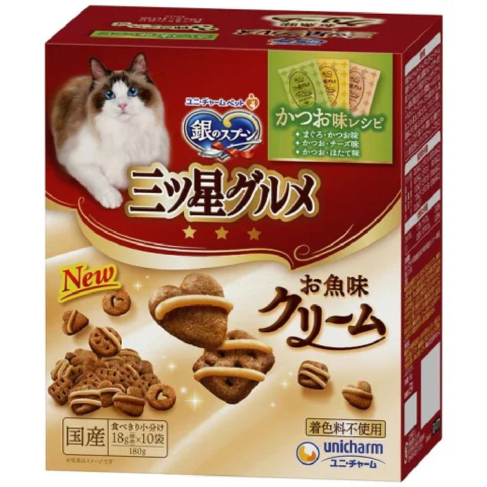 銀のスプーン三ツ星グルメお魚味クリームかつお味レシピ3種のアソート 180g - Image 3