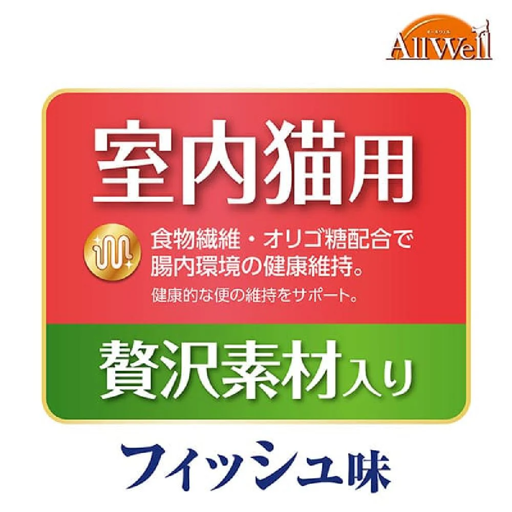 ユニ・チャーム AllWell 室内贅沢F味魚小魚ささみFD 140g - Image 2