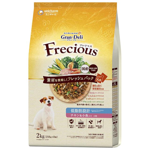 ユニチャーム Frecious(フレシャス) 低脂肪チキン&小魚 2.0kg