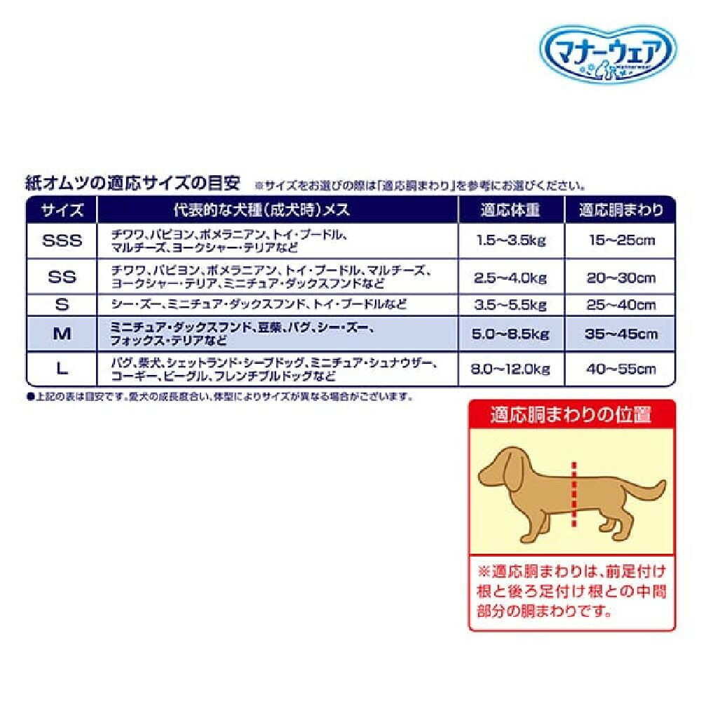 ユニ・チャーム マナーウェア 長時間 女の子 M 30枚 - Image 7