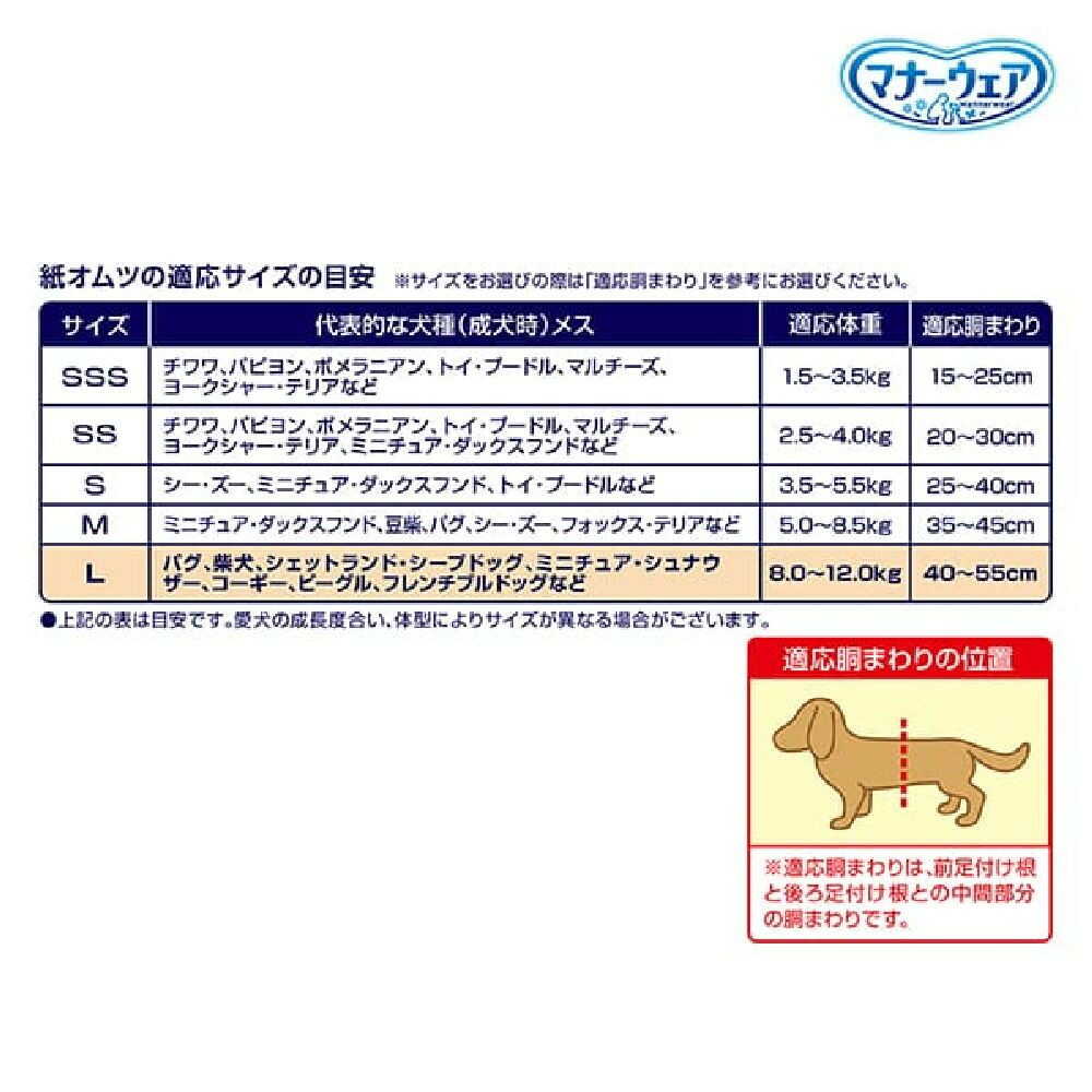 ユニ・チャーム マナーウェア 長時間 女の子 L 28枚 - Image 7