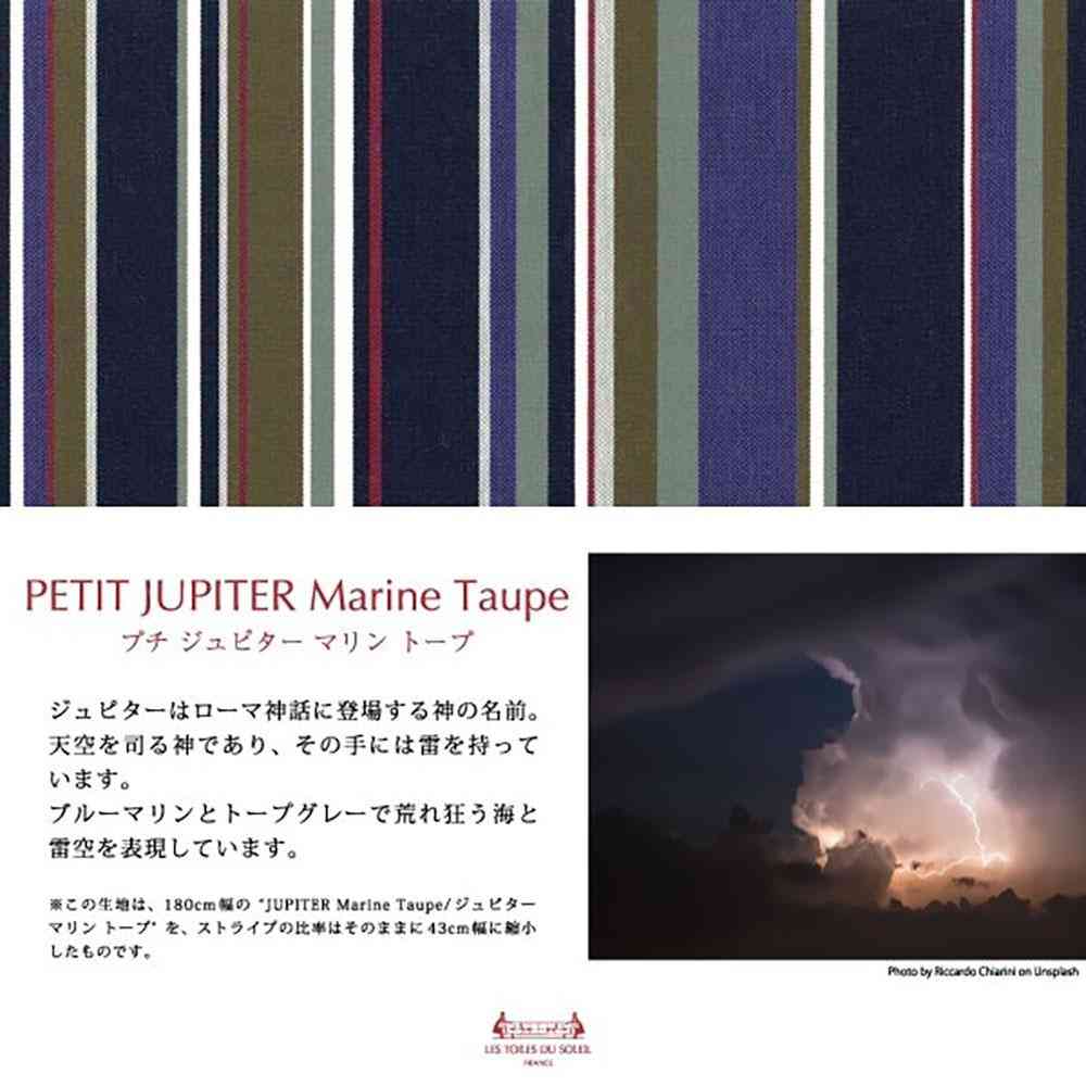 LTDSJapon 今治タオルハンカチ プチ ジュピター マリン トープ 1枚 - Image 3