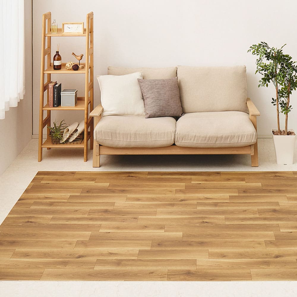 ペット対応 CF ラグ 約182×220cm オーク 【直送品】 返品・キャンセル・他商品と同時購入は不可