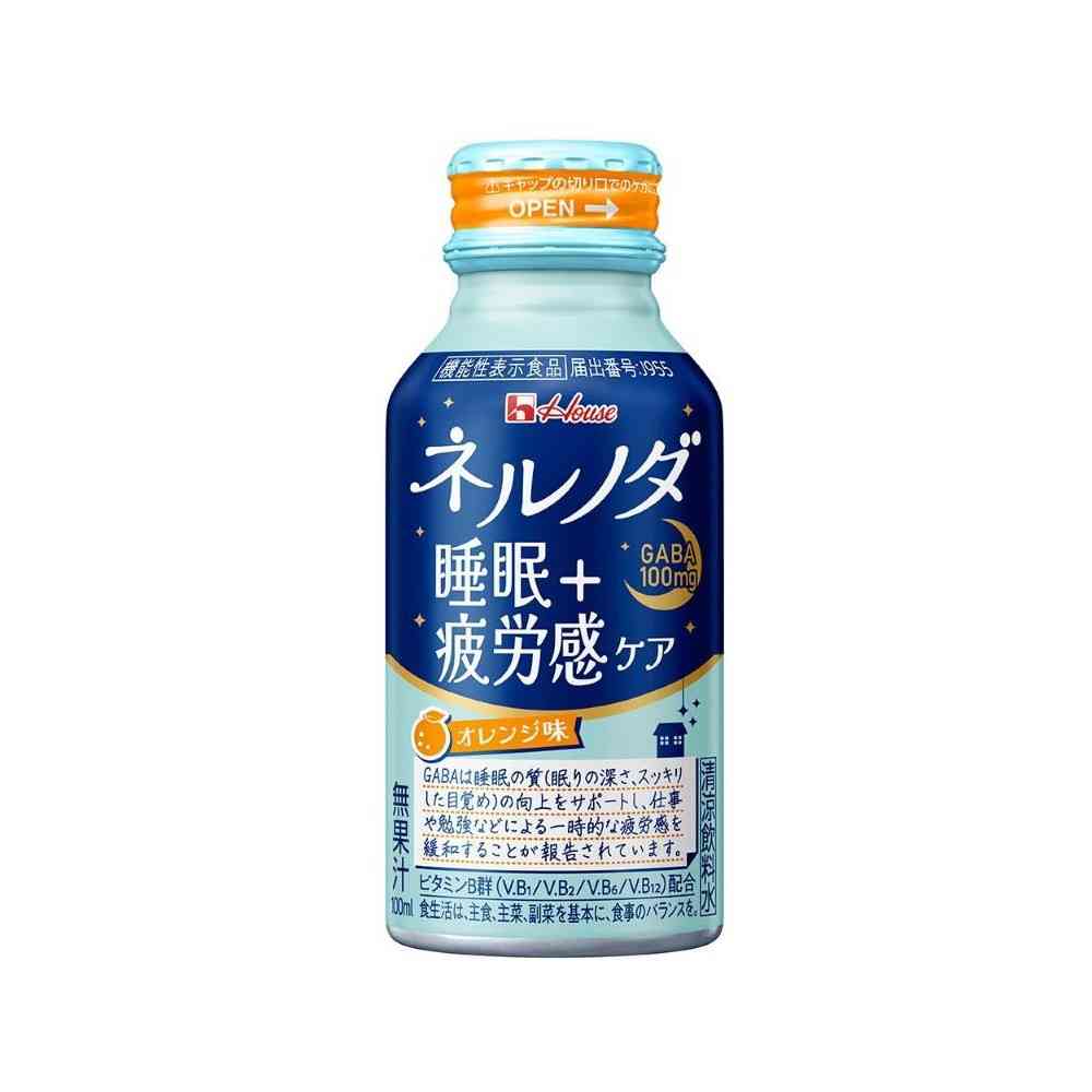 ◆【機能性表示食品】ハウス ネルノダ ボトル缶(睡眠+疲労感ケア) 100ml