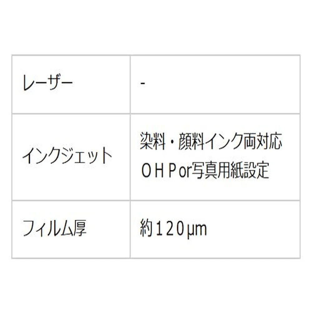 インクジェット用OHPフィルム A3判 5枚入 10袋 【直送品】 返品・キャンセル・他商品と同時購入は不可 - Image 2