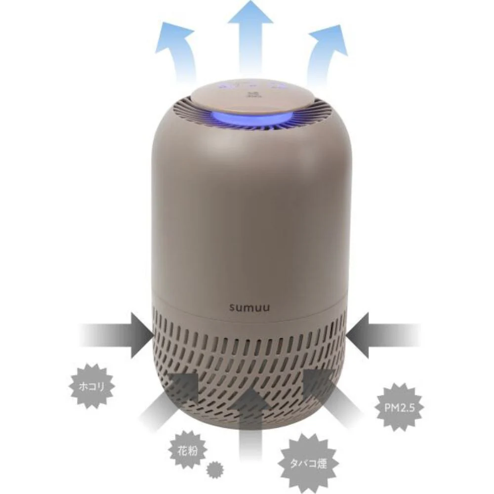 高機能 空気清浄機 sumuu ウキレ モスグレー 【直送品】 返品・キャンセル・他商品と同時購入は不可 - Image 5