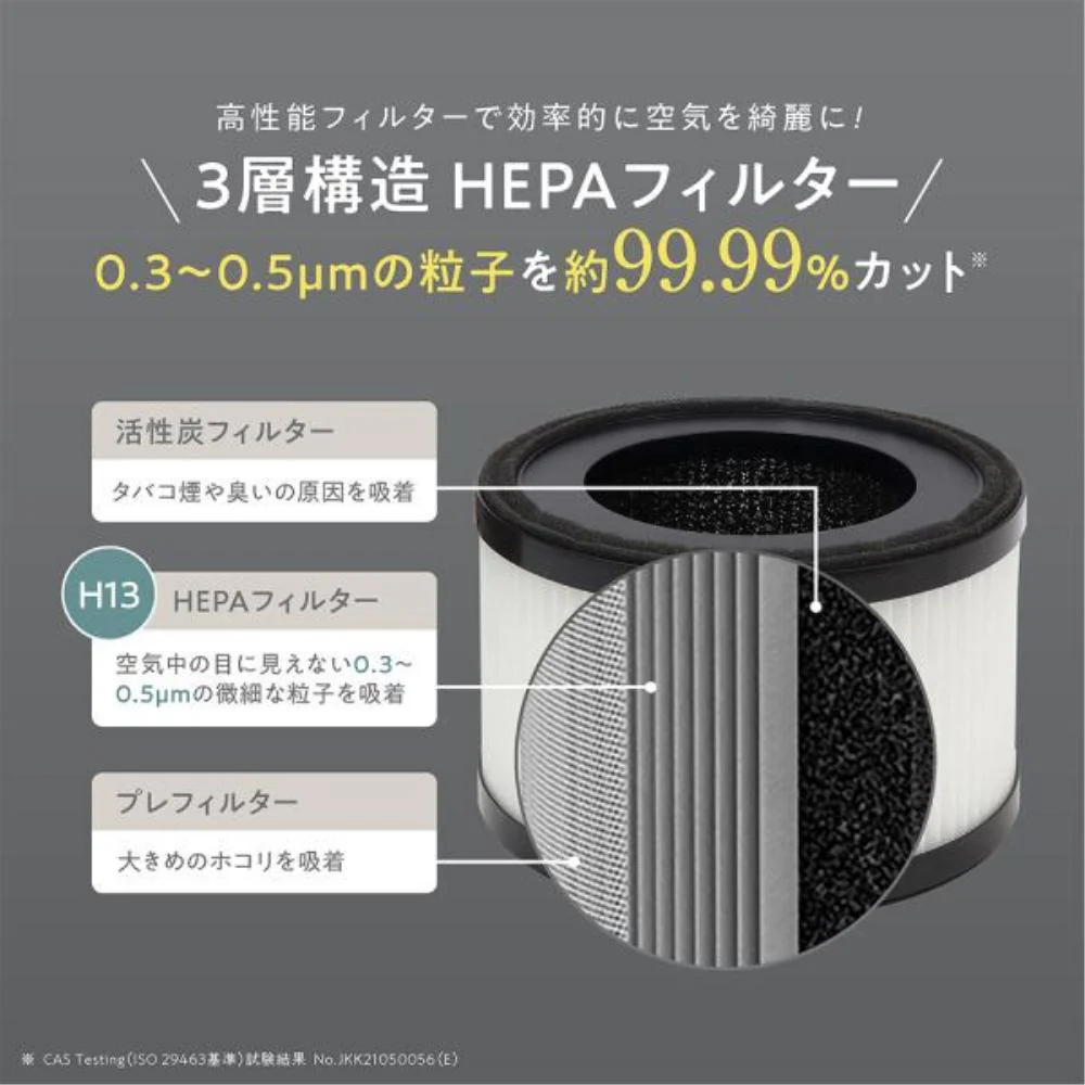 高機能 空気清浄機 sumuu ウキレ モスグレー 【直送品】 返品・キャンセル・他商品と同時購入は不可 - Image 7