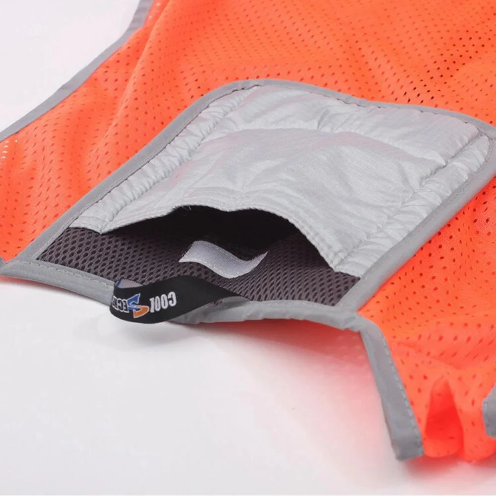 3CL-W5P オレンジ XL 高視認アイスポケットベスト 【直送品】 返品・キャンセル・他商品と同時購入は不可 - Image 2