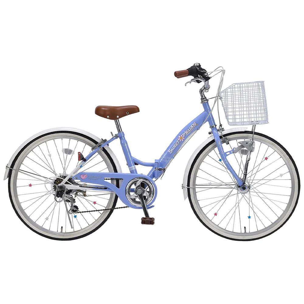 子供用自転車 24インチ 6段変速 オートライト M-804F 【直送品】 返品・キャンセル・他商品と同時購入は不可 - Image 2