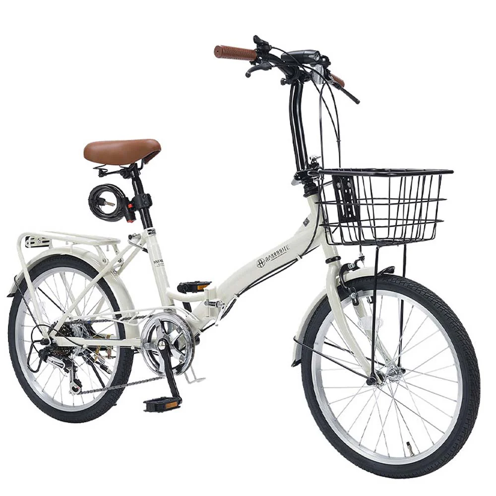 折りたたみ自転車 6段変速 オールインワン MF209 【直送品】 返品・キャンセル・他商品と同時購入は不可