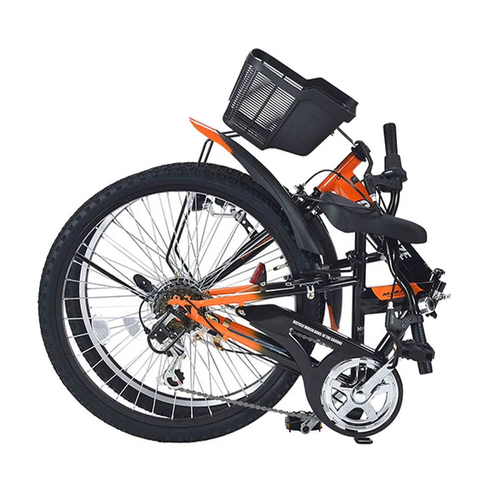 折りたたみジュニアMTB 6段変速 MJ824F 【直送品】 返品・キャンセル・他商品と同時購入は不可 - Image 2