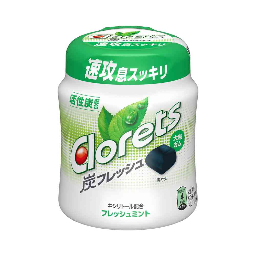 ◆モンテリーズ クロレッツ炭フレッシュ フレッシュミントボトル 112g - Image 3