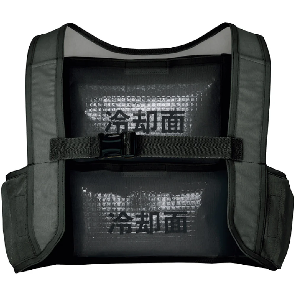 アイトス アイスベスト(アイスパック4個付) ブラック XL 【直送品】 返品・キャンセル・他商品と同時購入は不可 - Image 3