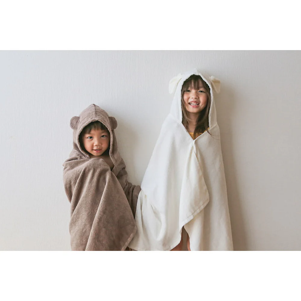 sampo-さんぽ- オーガニックバスポンチョ くま 【直送品】 返品・キャンセル・他商品と同時購入は不可 - Image 2