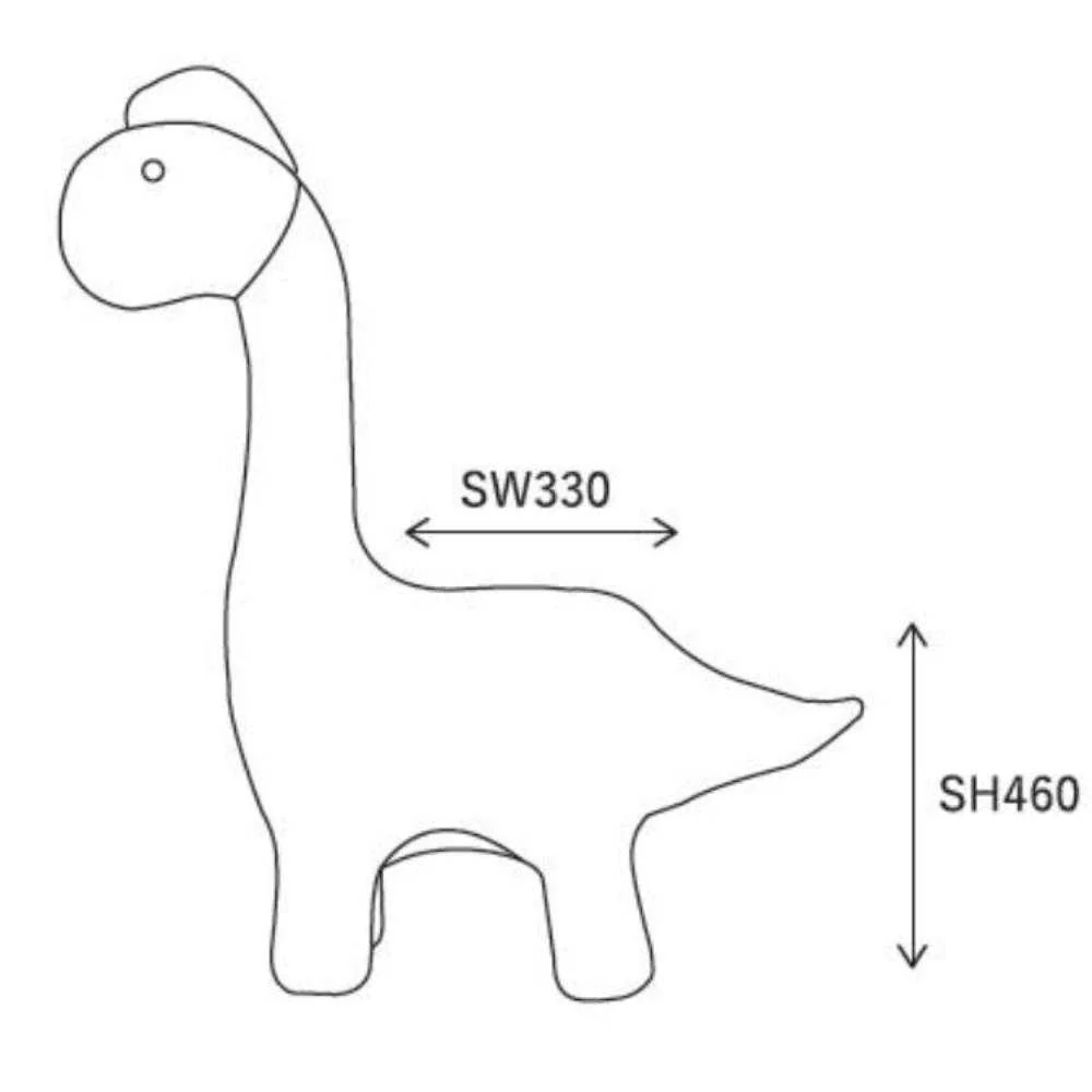 スツール スプーンミー ダイナソー グレー 【直送品】 返品・キャンセル・他商品と同時購入は不可 - Image 6