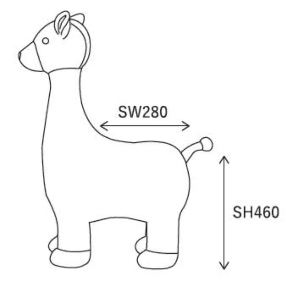 スツール スプーンミー シカ ピンク 【直送品】 返品・キャンセル・他商品と同時購入は不可 - Image 6