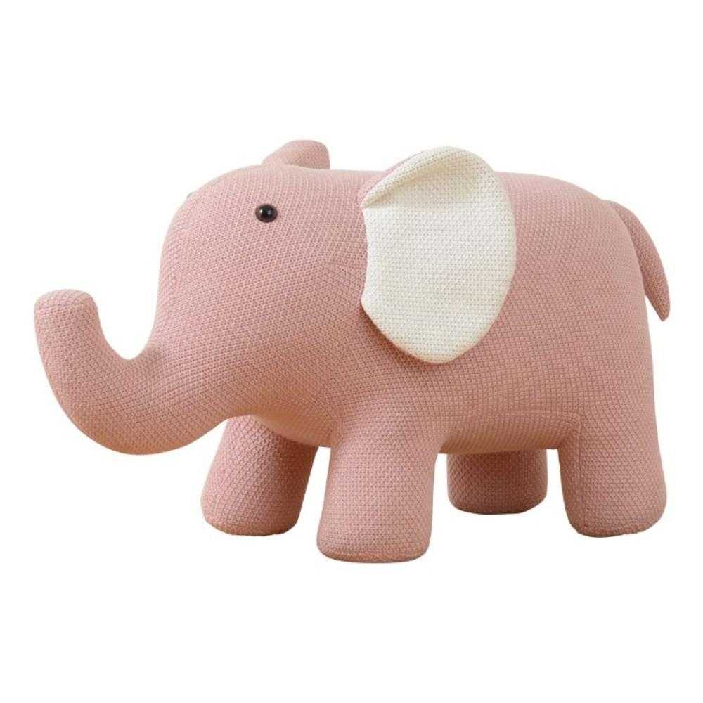 スツール スプーンミー ゾウ ピンク 【直送品】 返品・キャンセル・他商品と同時購入は不可 - Image 2