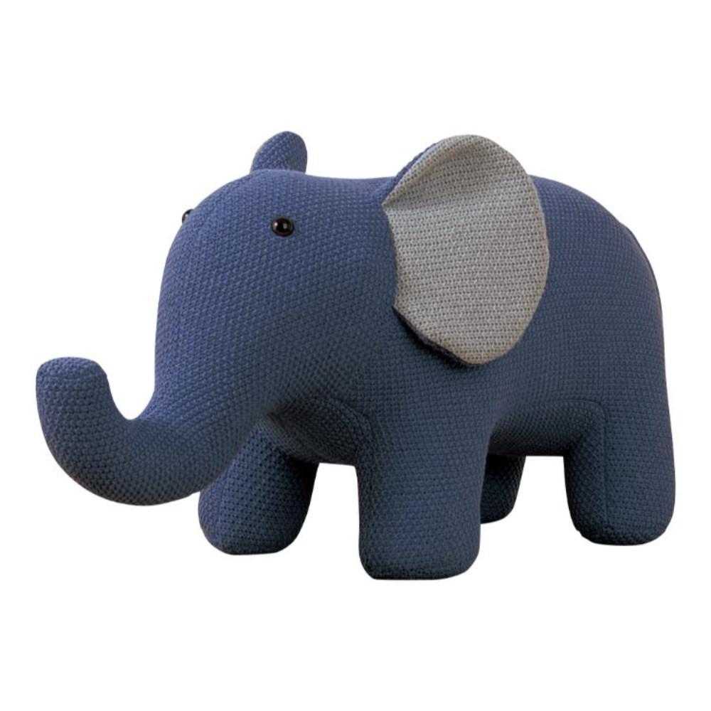 スツール スプーンミー ゾウ ブルー 【直送品】 返品・キャンセル・他商品と同時購入は不可 - Image 2