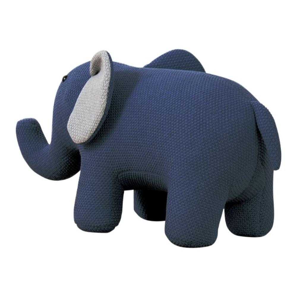 スツール スプーンミー ゾウ ブルー 【直送品】 返品・キャンセル・他商品と同時購入は不可 - Image 4