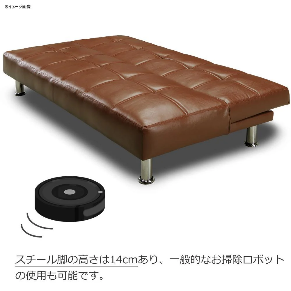 ソファベッド ネロ2 ブラウン 378996 【直送品】 返品・キャンセル・他商品と同時購入は不可 - Image 4