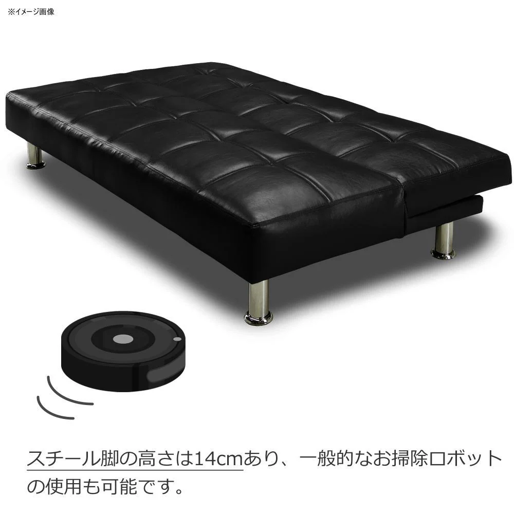 ソファベッド ネロ2 ブラック 378997 【直送品】 返品・キャンセル・他商品と同時購入は不可 - Image 4