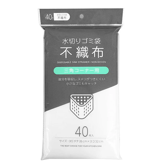 ユニオン 水切ネット不織布 三角コーナー用 入り 40枚入 - Image 2