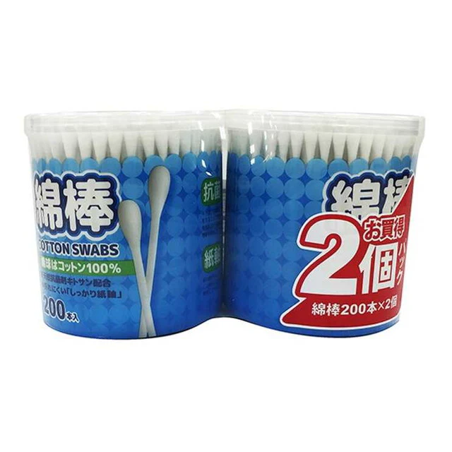 シーズワン 白綿棒 200本×2個パック - Image 2