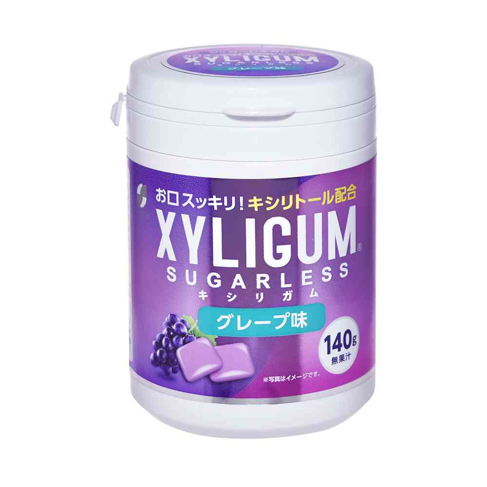◆SUN STYLE サンスタイル キシリガム グレープ ボトル 140g - Image 3