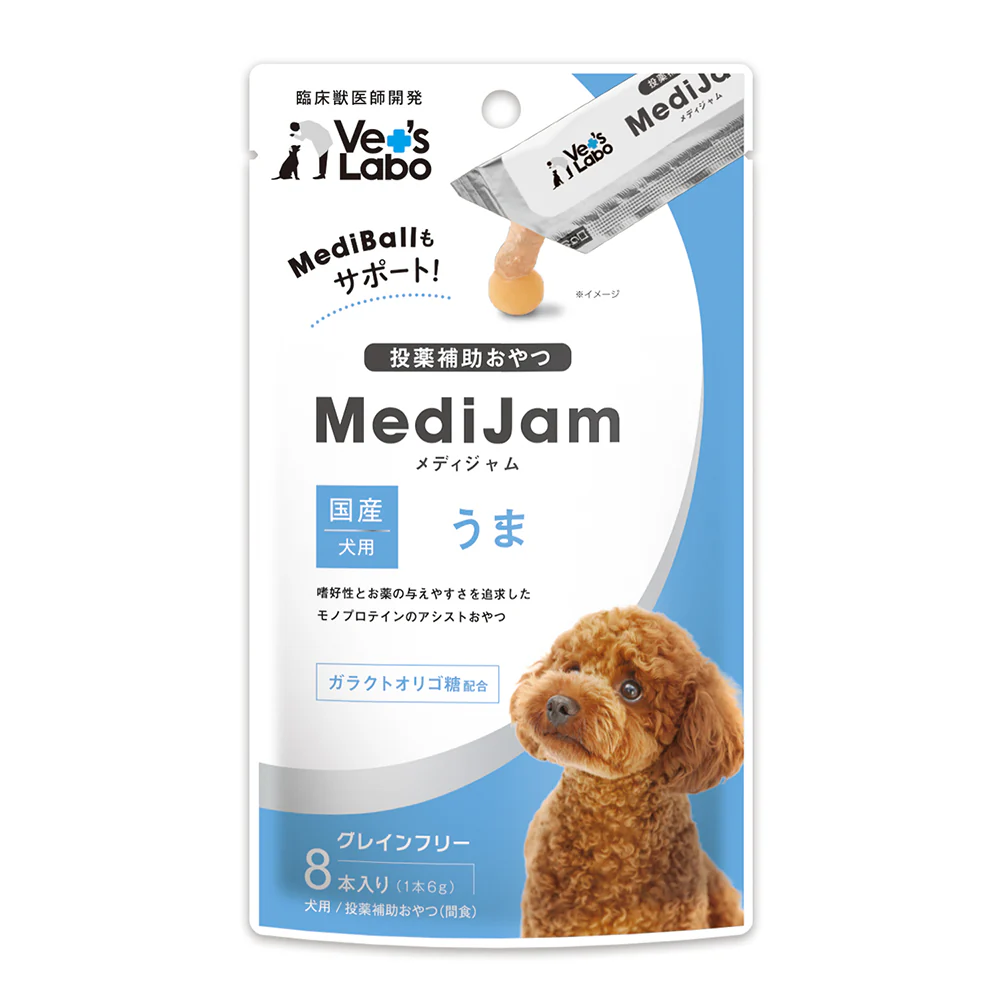 ジャパンペットコミュニケーションズ 犬用 メディジャム うま 6g×8本