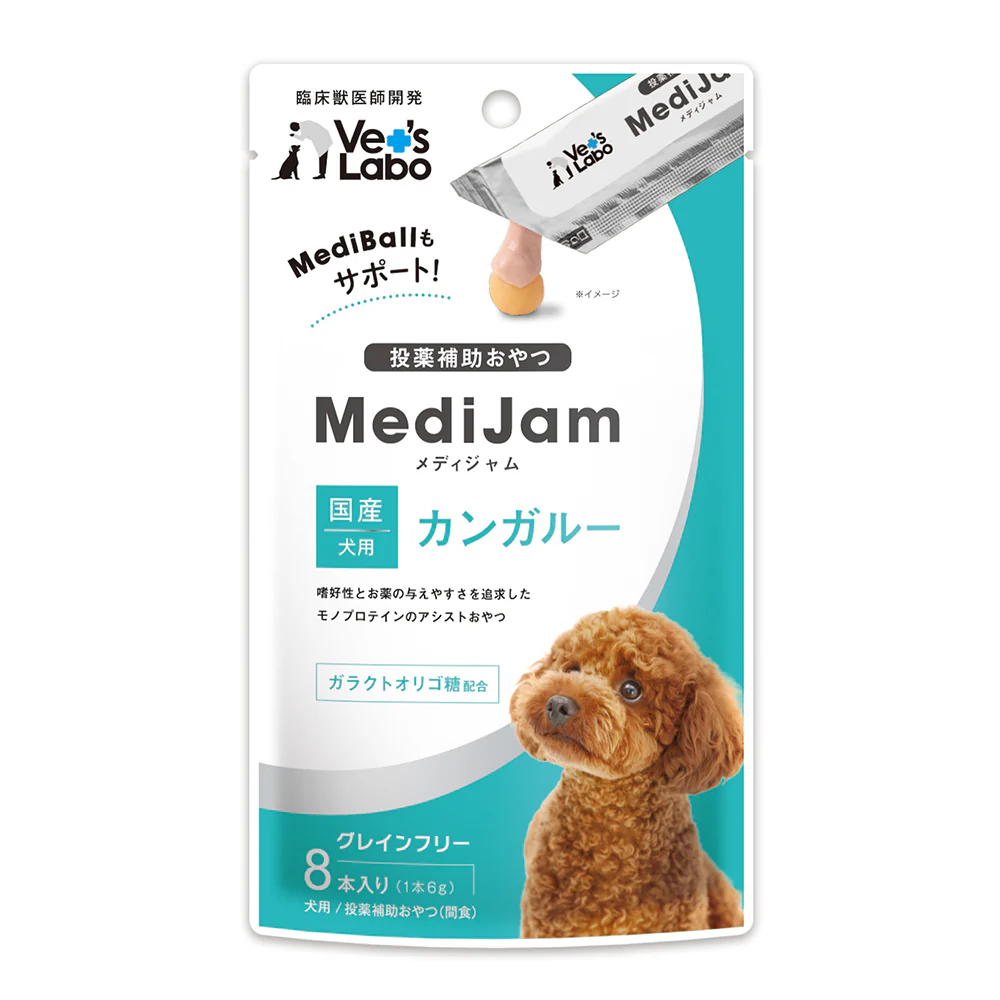 ジャパンペットコミュニケーションズ 犬用 メディジャム カンガルー 6g×8本