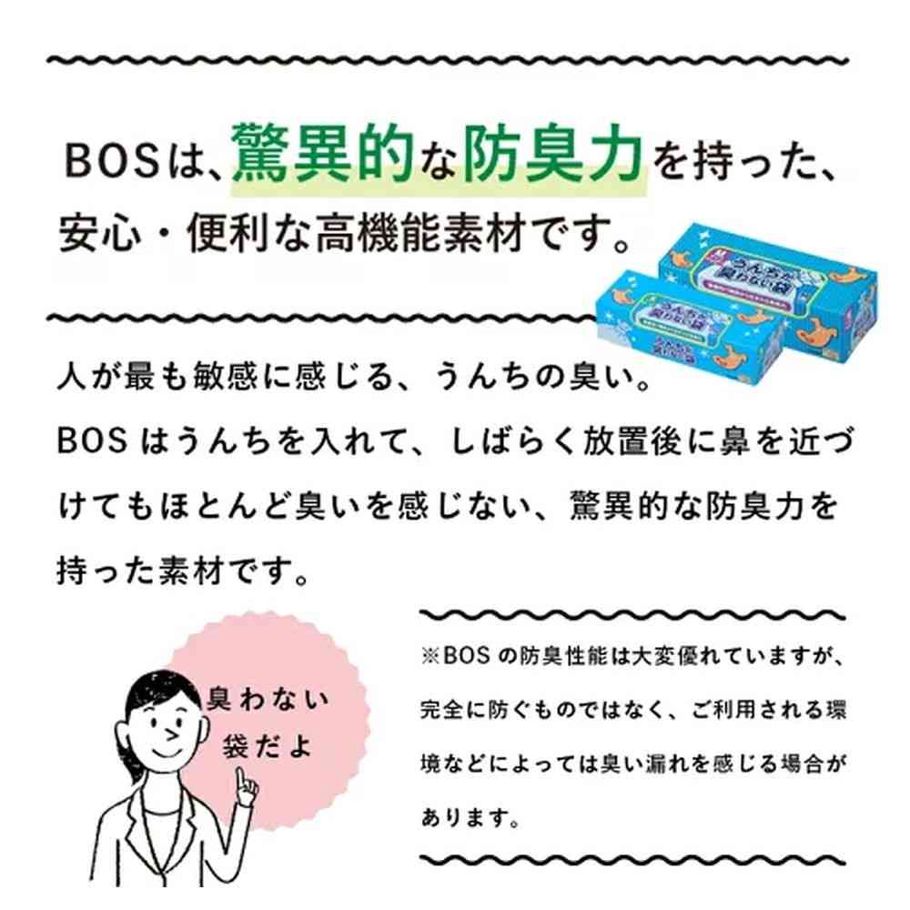 クリロン化成 うんちが臭わない袋 BOSペット 箱型 Mサイズ 90枚入 - Image 2