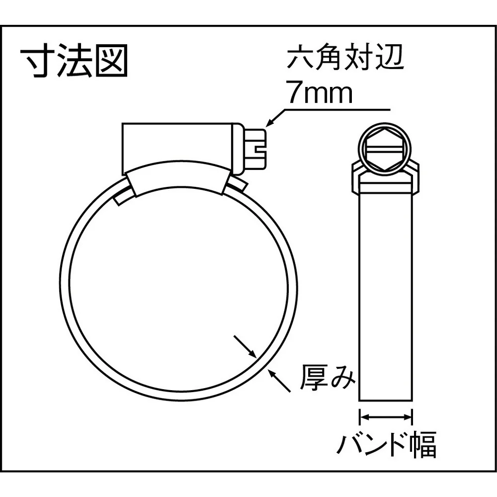 ASOH ORBIT ホースクリップ SUS 25〜35 【直送品】 返品・キャンセル・他商品と同時購入は不可 - Image 2