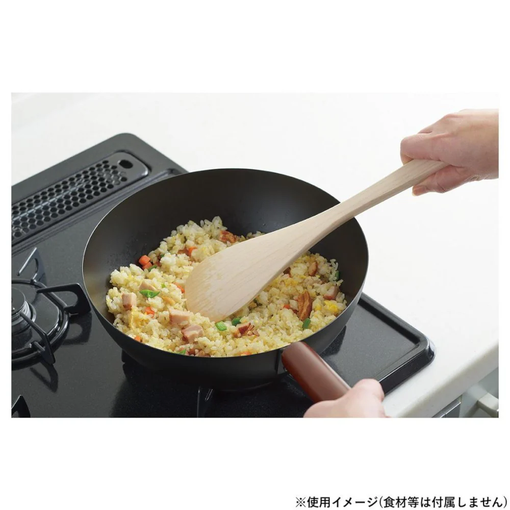 鉄鍋 フライパン26cm深型 シリコンコーティング 5274 【直送品】 返品・キャンセル・他商品と同時購入は不可 - Image 2