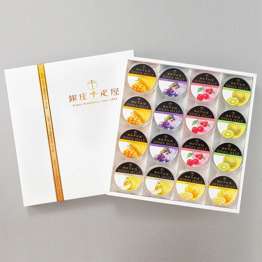 ◆銀座千疋屋 銀座ゼリー 16個×1箱 ◇ 【直送品】 返品・キャンセル・他商品と同時購入は不可